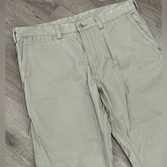 Duluth Trading Co. 36W 30L Beige Tactical Hiking Performance Heavy Cotton Pants - Picture 3 of 7